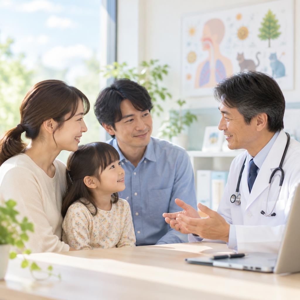 足立区でアレルギーに悩むあなたへ。専門医と一緒に、家族みんなの「つらい」を軽く。