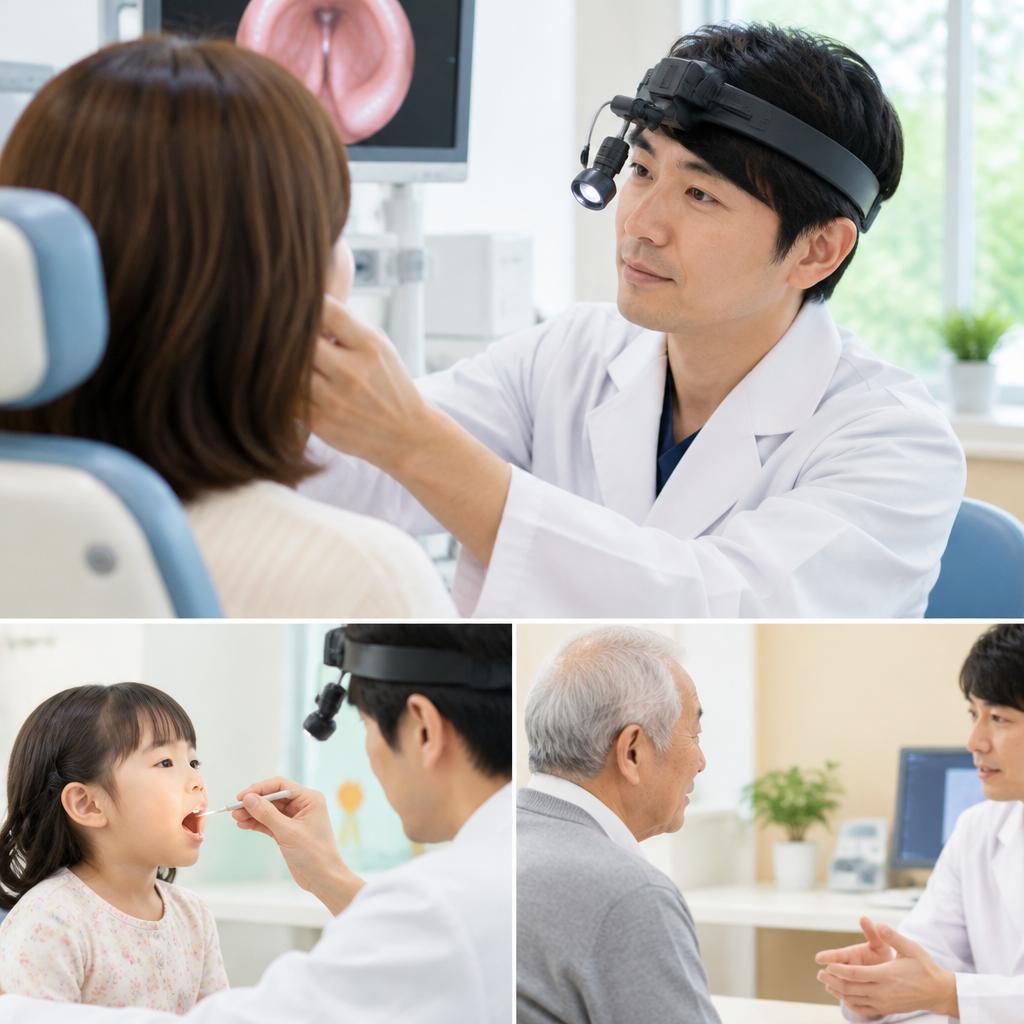 足立区梅田で、耳・鼻・のどを専門医に相談