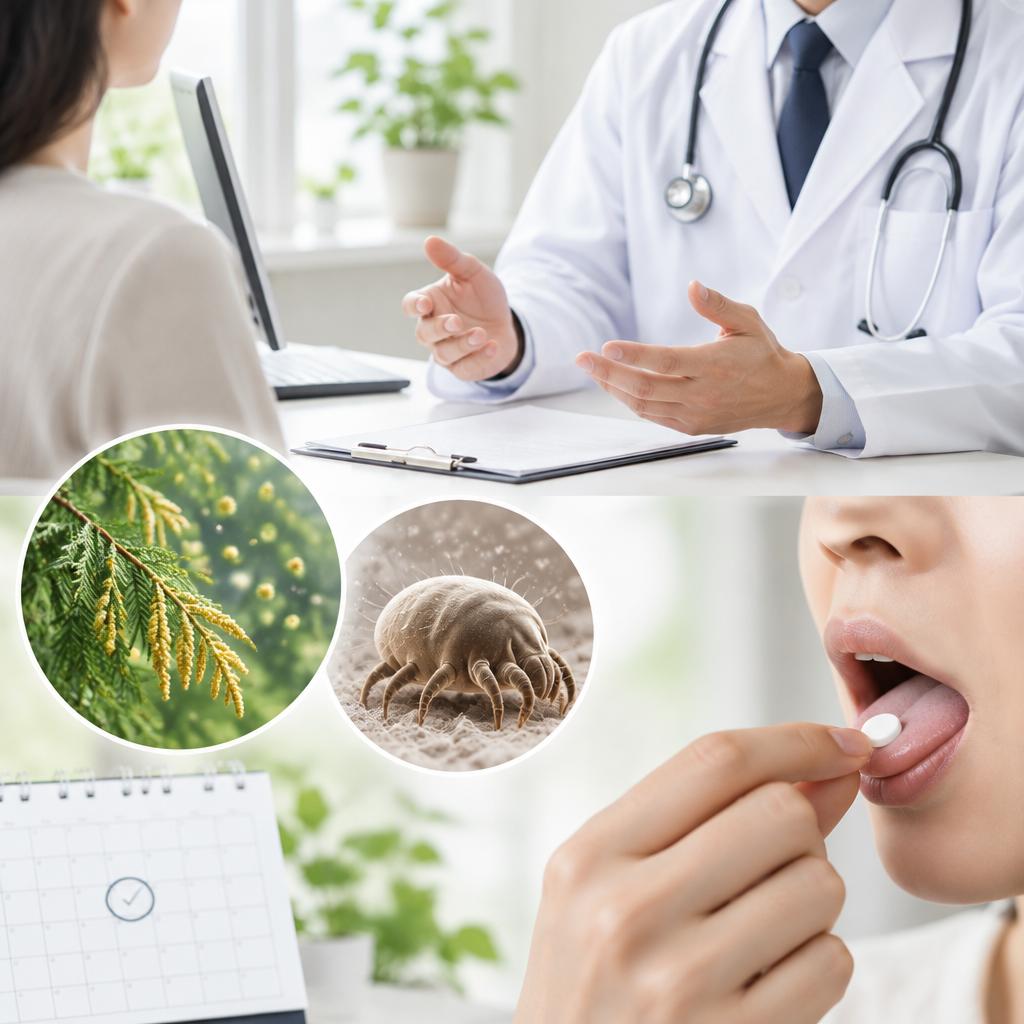 薬の処方から舌下免疫療法まで、症状に合わせた選択肢